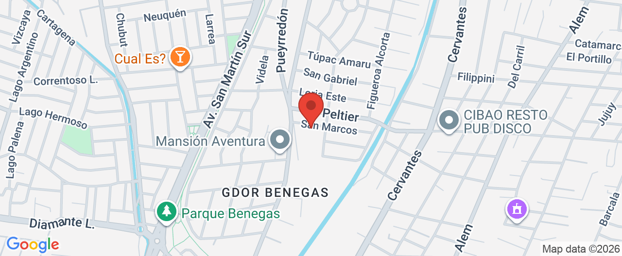 Mapa de la ubicación