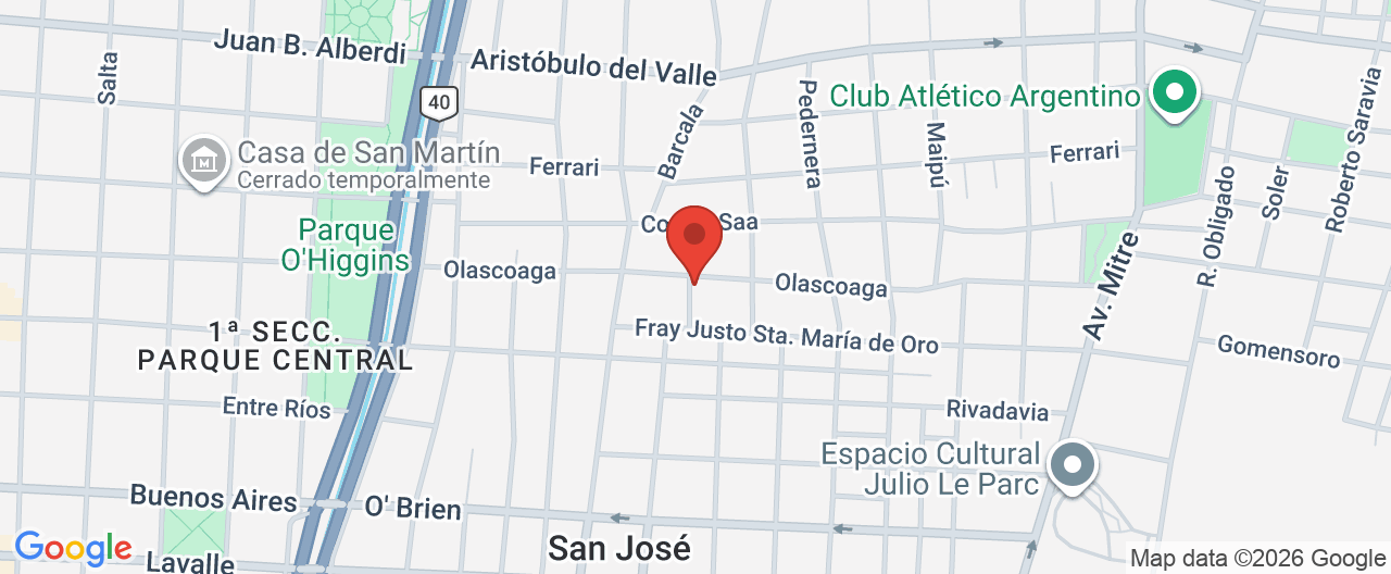 Mapa de la ubicación