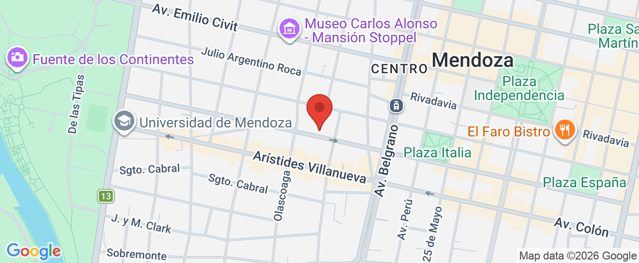 Mapa de la ubicación