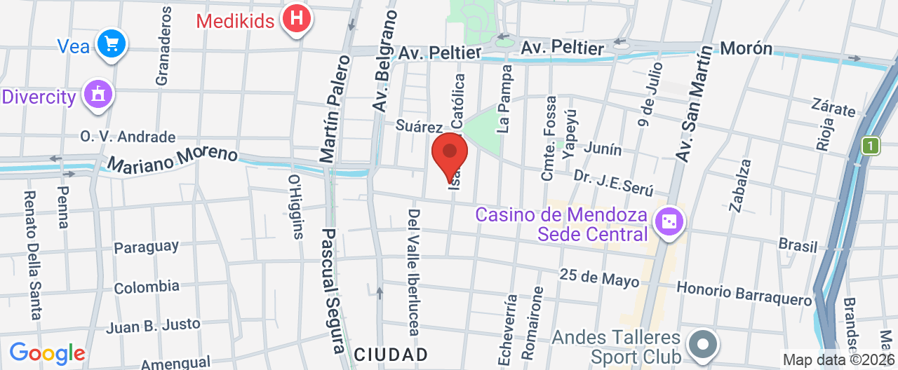 Mapa de la ubicación
