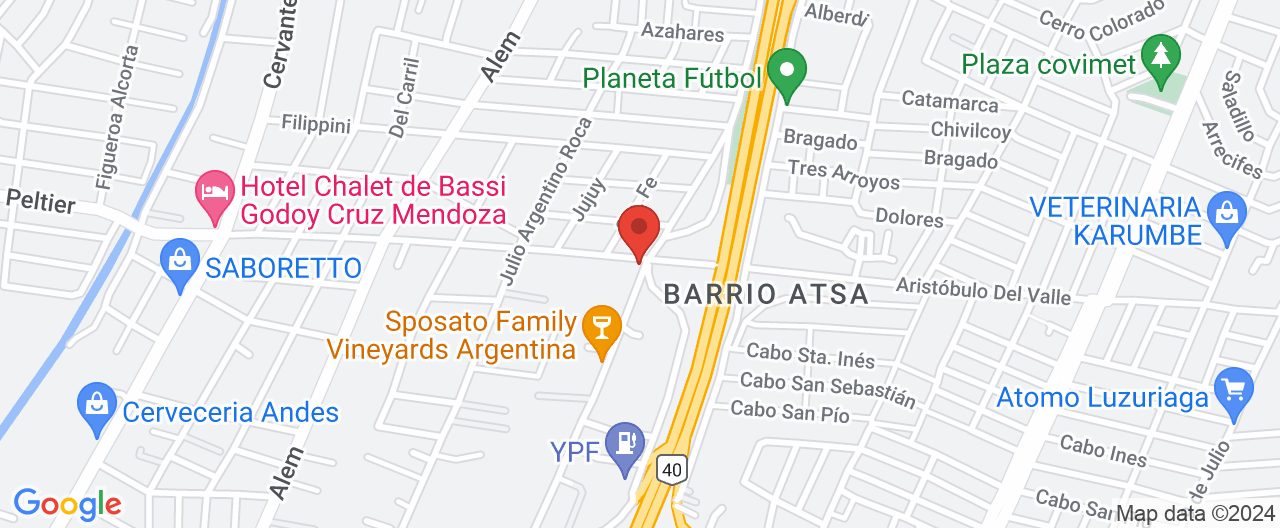 Mapa de la ubicación