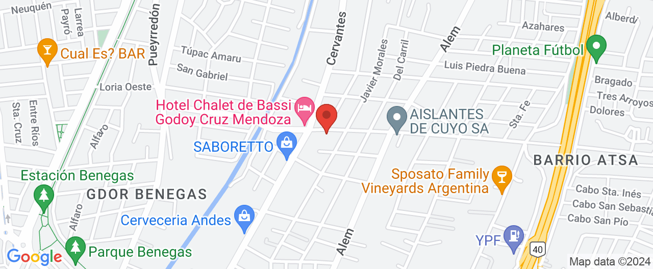 Mapa de la ubicación