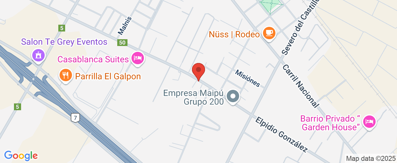 Mapa de la ubicación