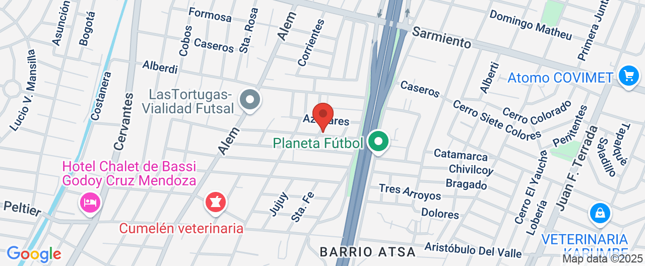 Mapa de la ubicación