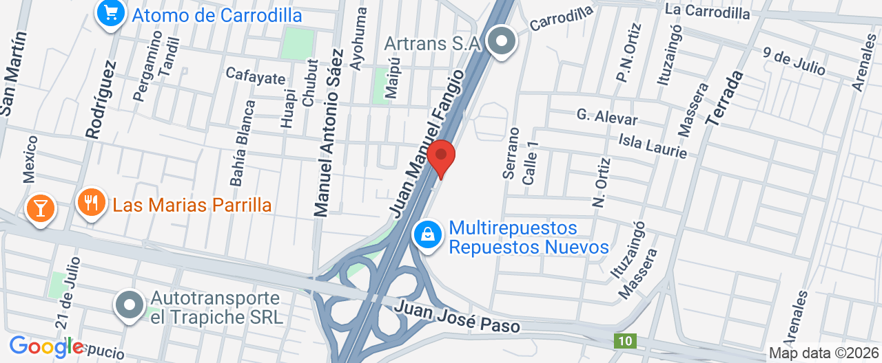 Mapa de la ubicación
