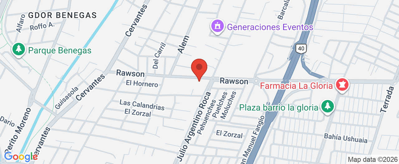 Mapa de la ubicación