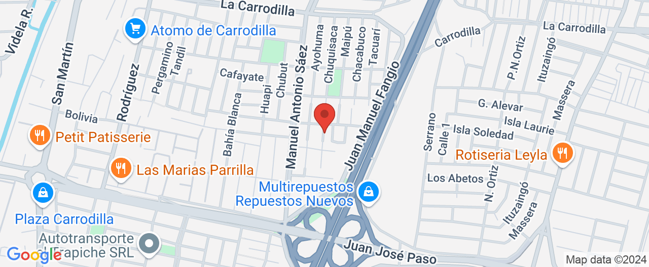 Mapa de la ubicación