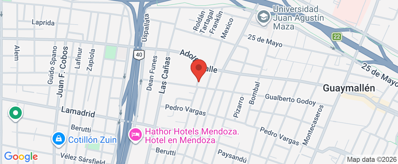 Mapa de la ubicación