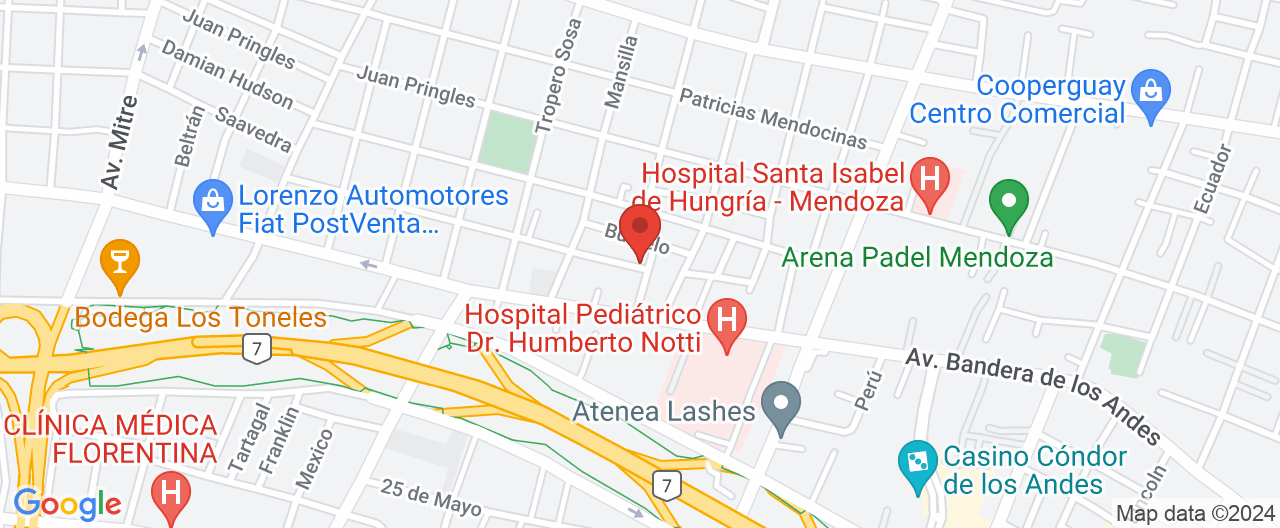 Mapa de la ubicación