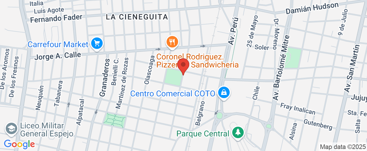 Mapa de la ubicación