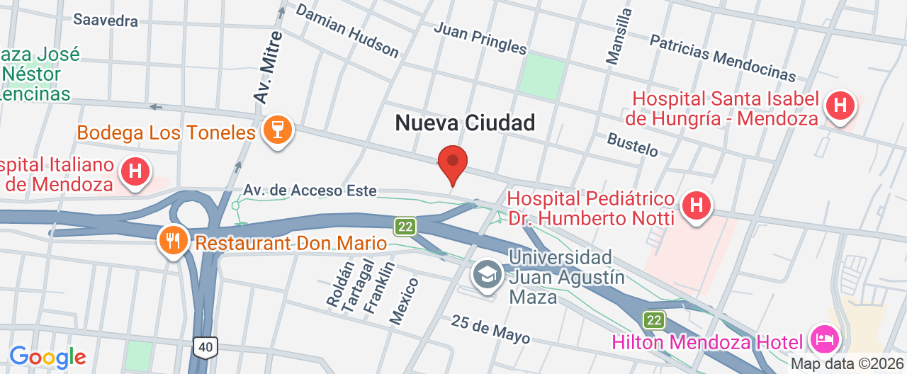 Mapa de la ubicación