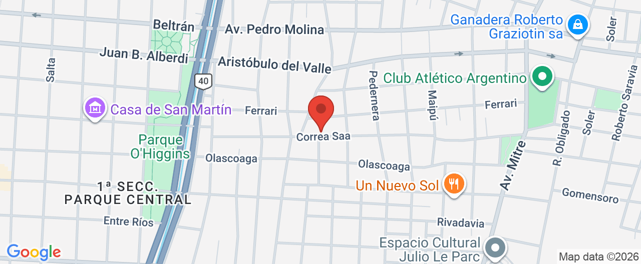 Mapa de la ubicación