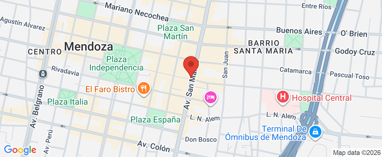 Mapa de la ubicación