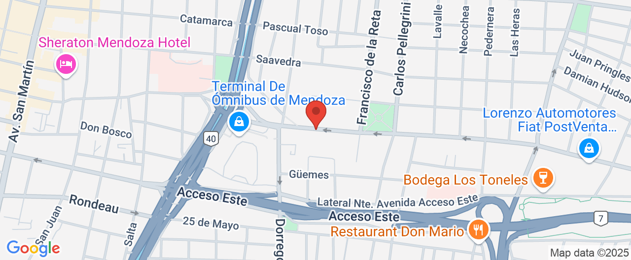 Mapa de la ubicación