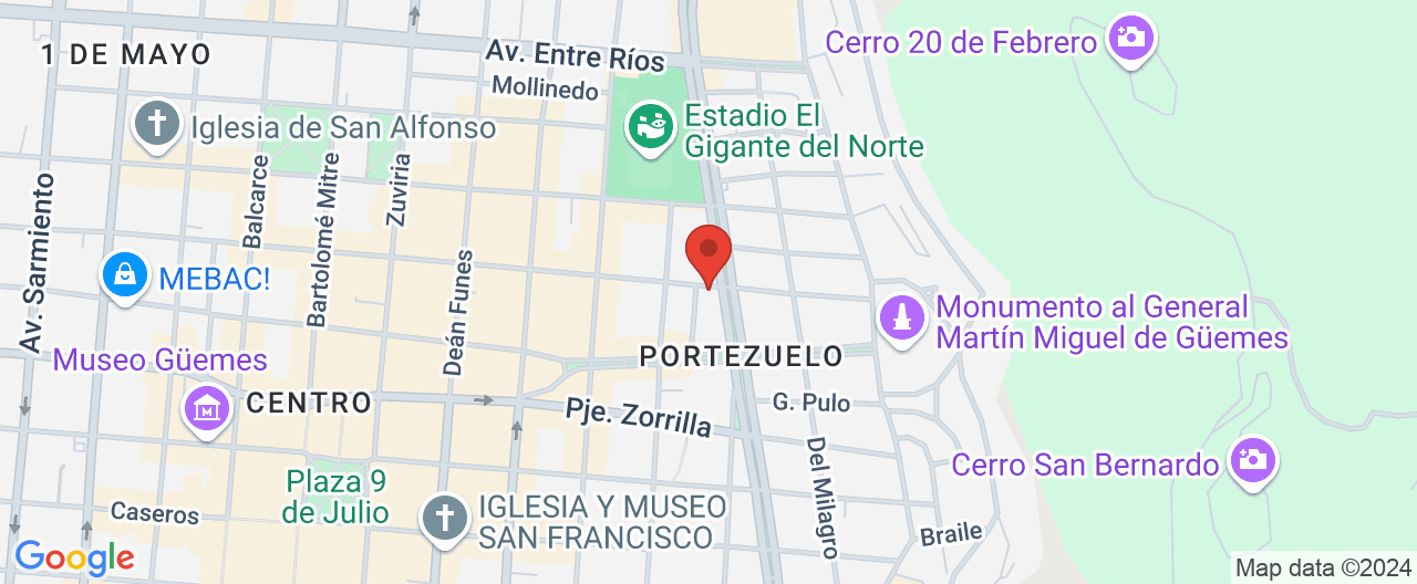 Mapa de la ubicación