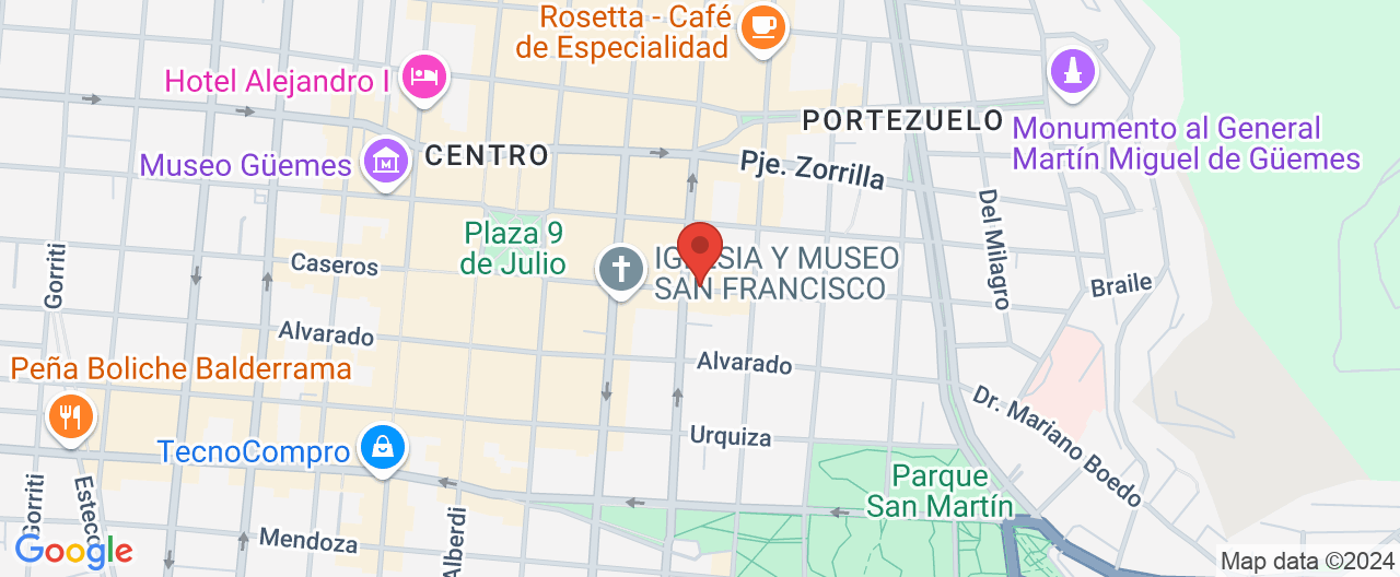 Mapa de la ubicación
