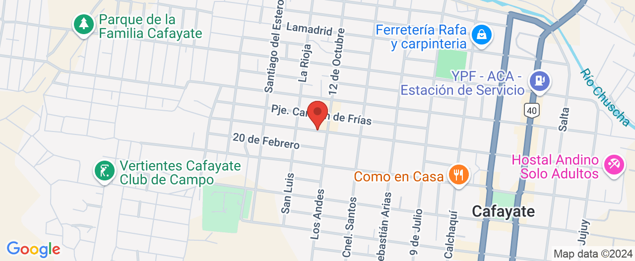 Mapa de la ubicación