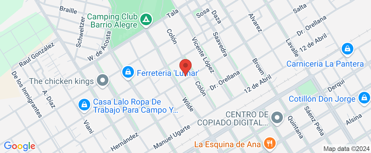 Mapa de la ubicación