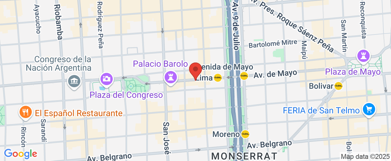 Mapa de la ubicación