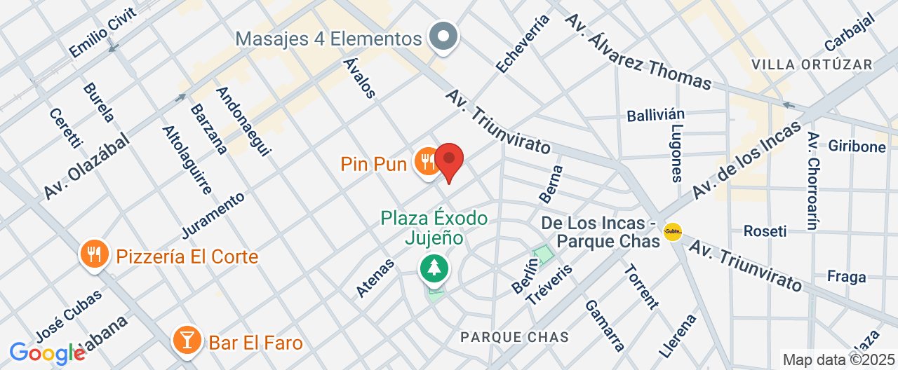 Mapa de la ubicación