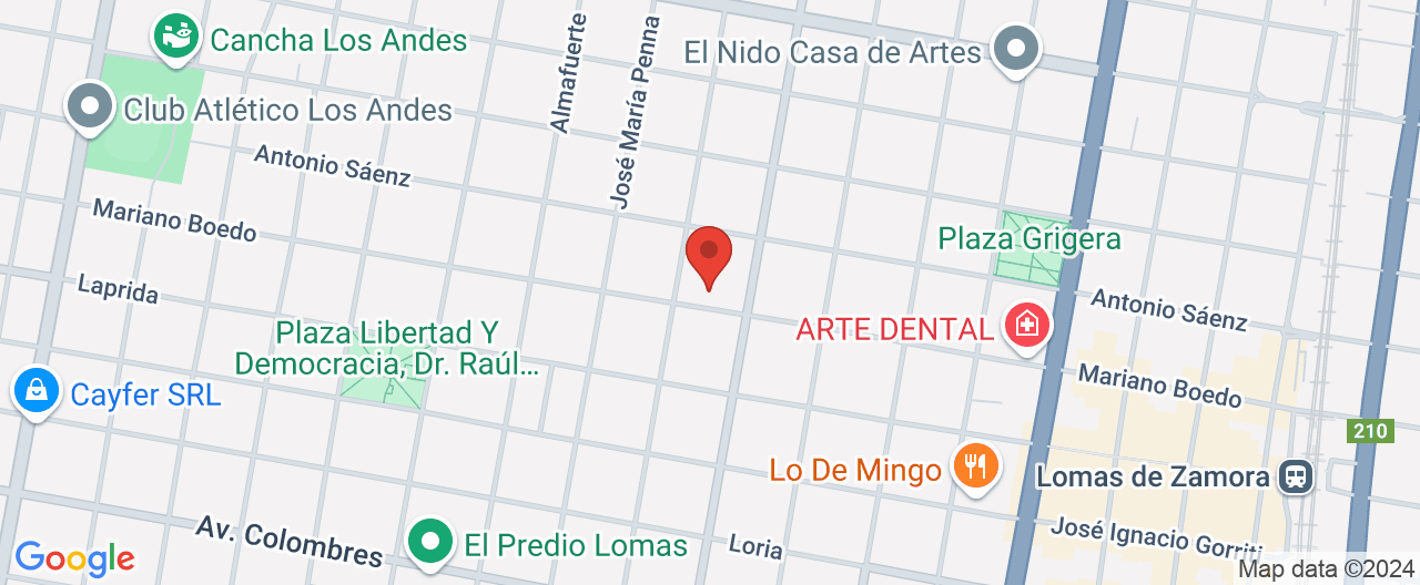 Mapa de la ubicación