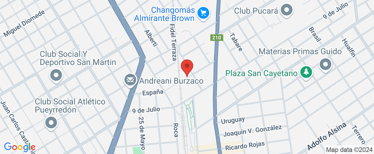 Mapa de la ubicación