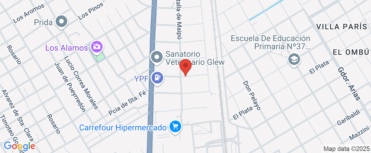 Mapa de la ubicación