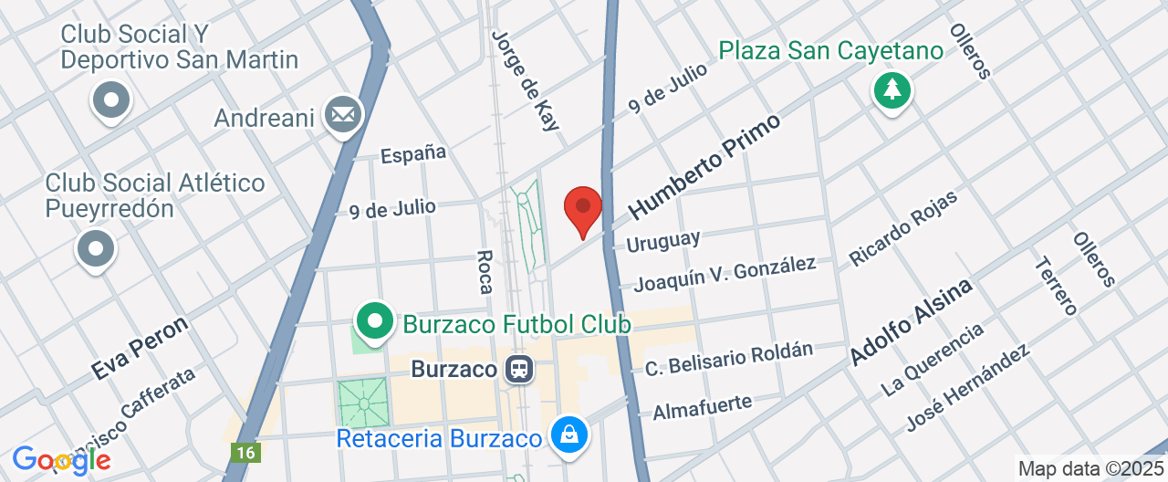 Mapa de la ubicación
