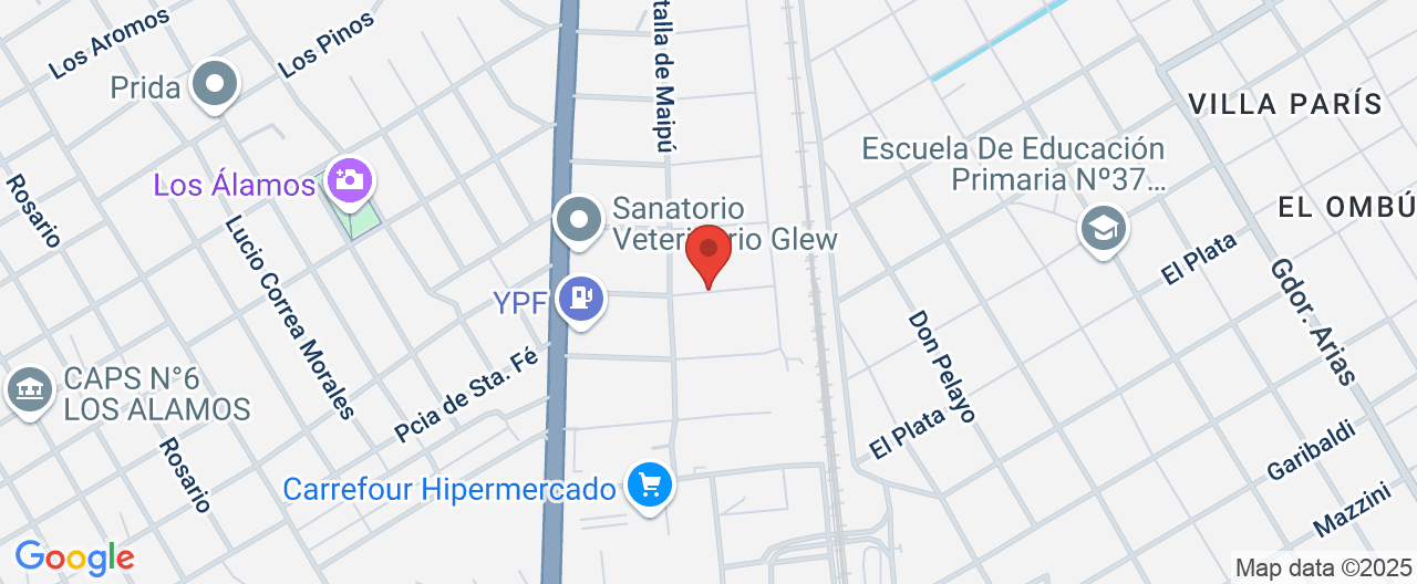 Mapa de la ubicación