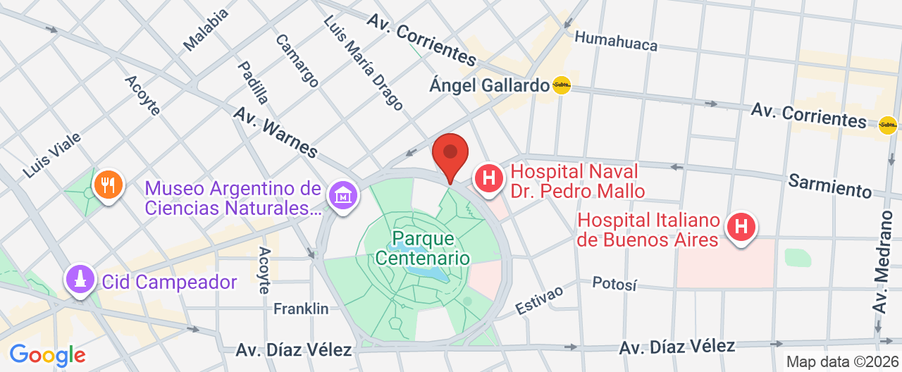 Mapa de la ubicación