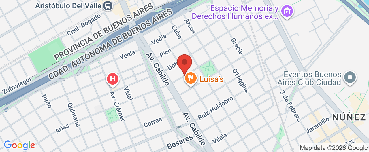 Mapa de la ubicación
