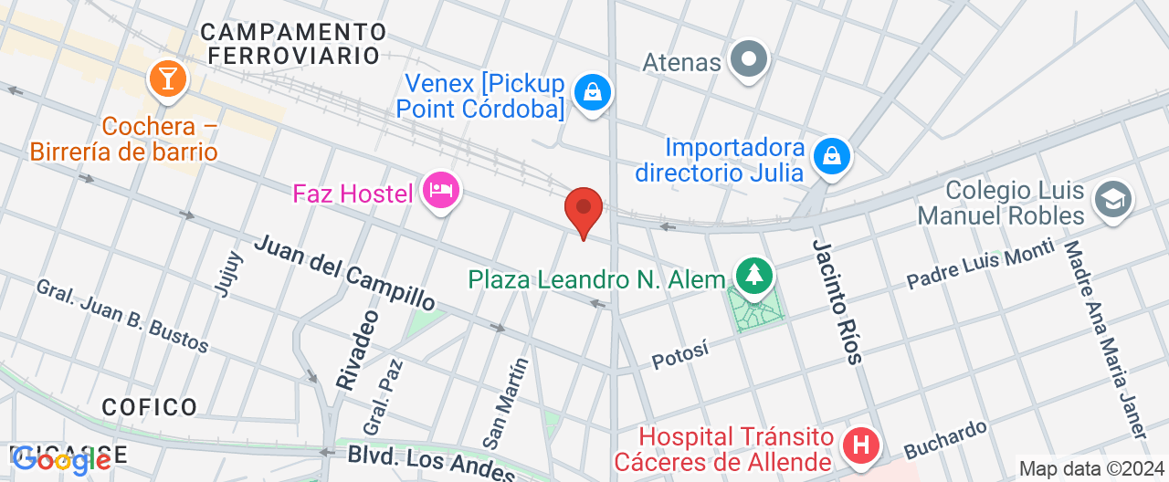 Mapa de la ubicación