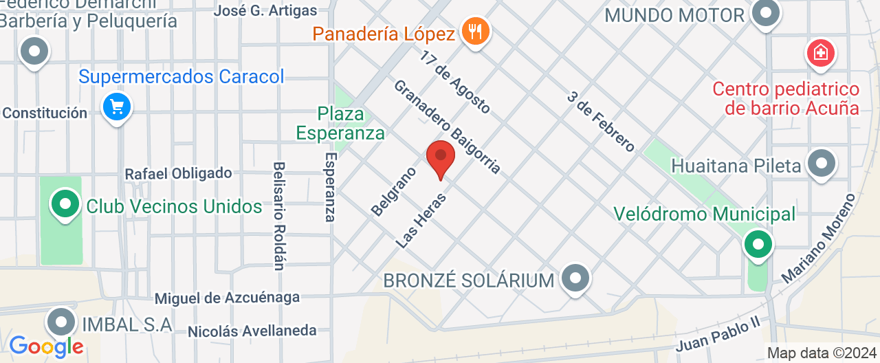 Mapa de la ubicación