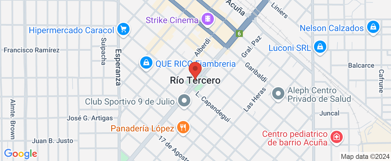 Mapa de la ubicación