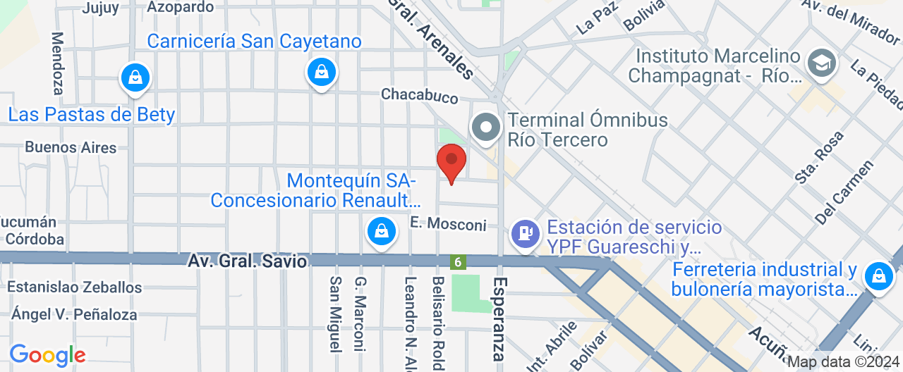 Mapa de la ubicación