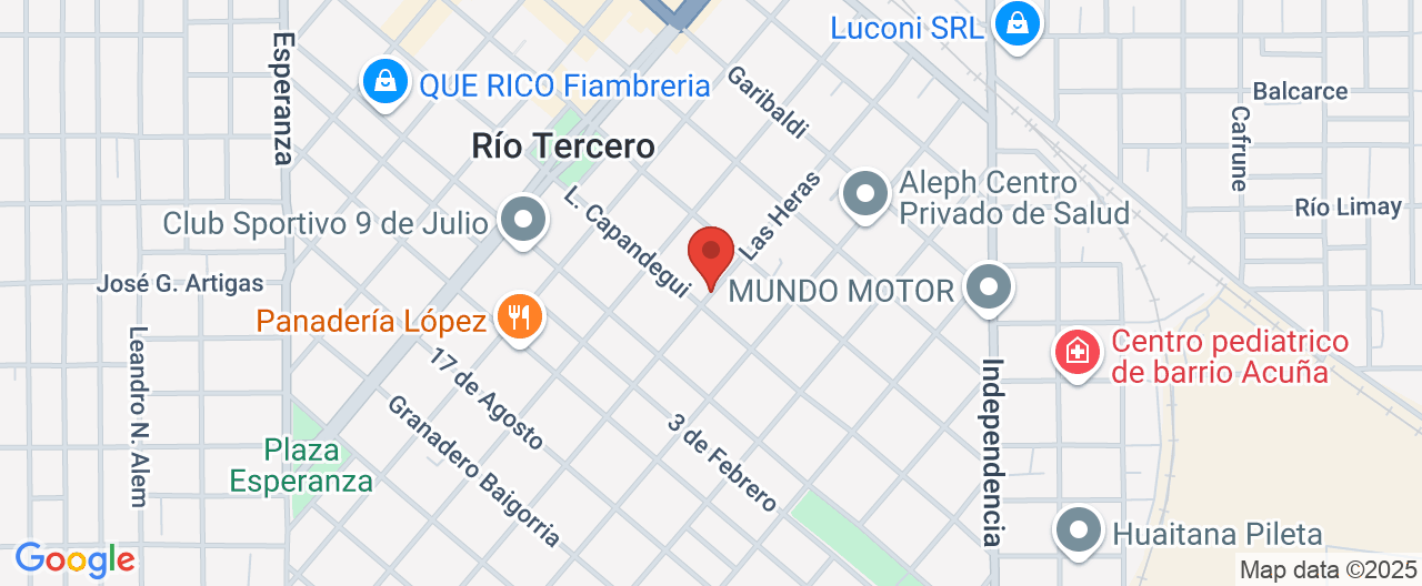 Mapa de la ubicación