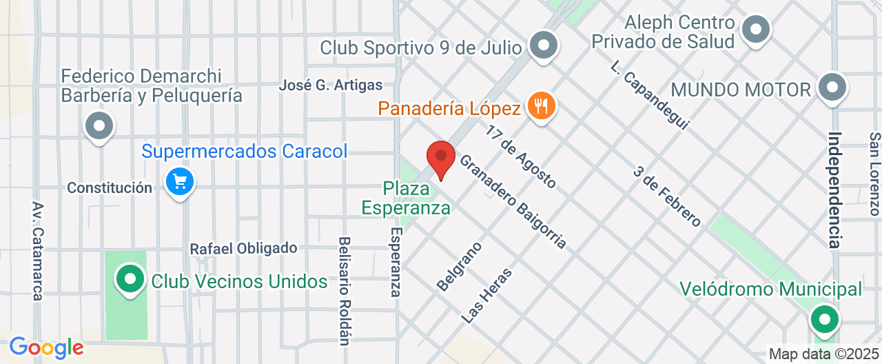 Mapa de la ubicación
