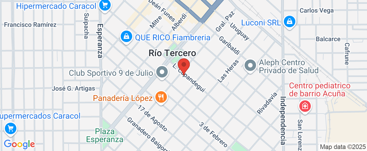 Mapa de la ubicación