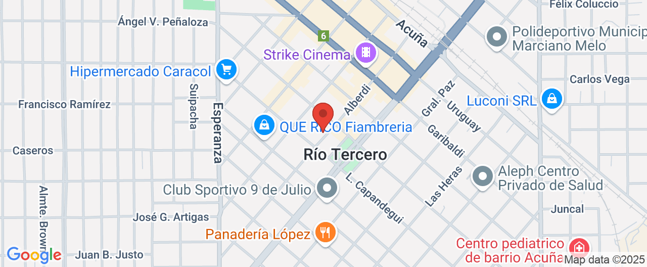 Mapa de la ubicación