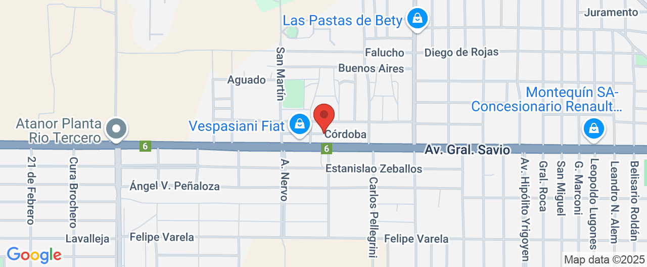 Mapa de la ubicación