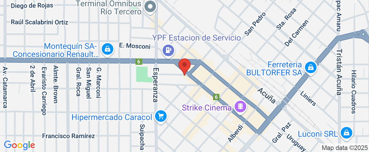 Mapa de la ubicación