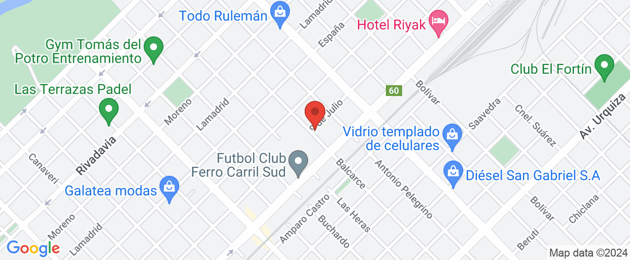 Mapa de la ubicación