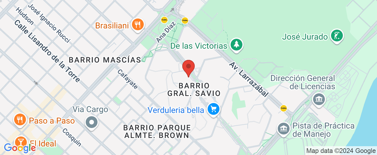 Mapa de la ubicación