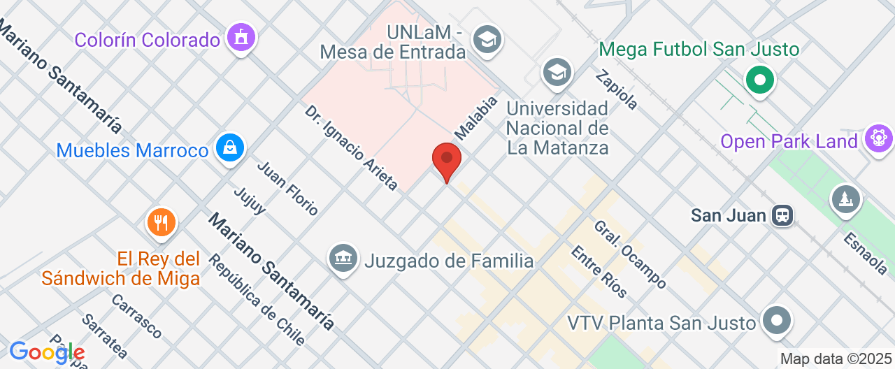 Mapa de la ubicación