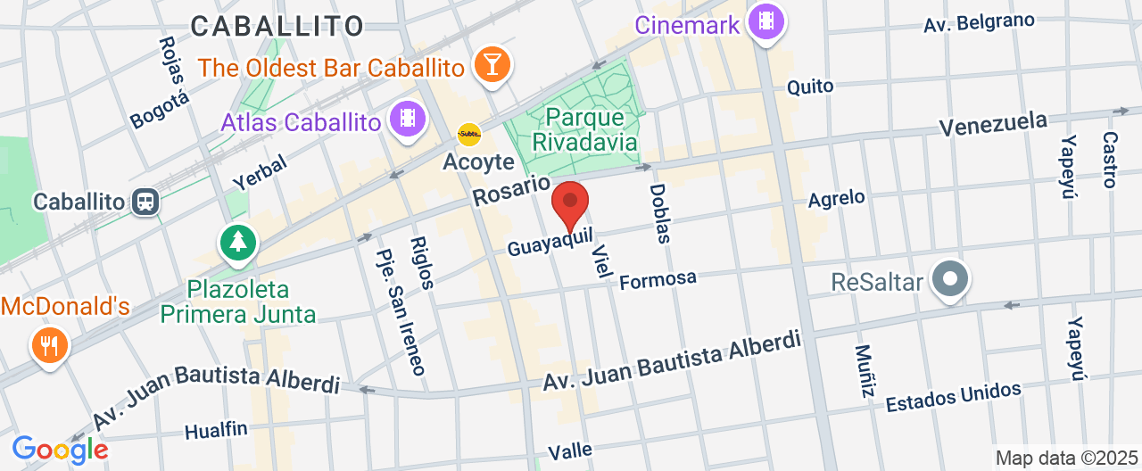 Mapa de la ubicación