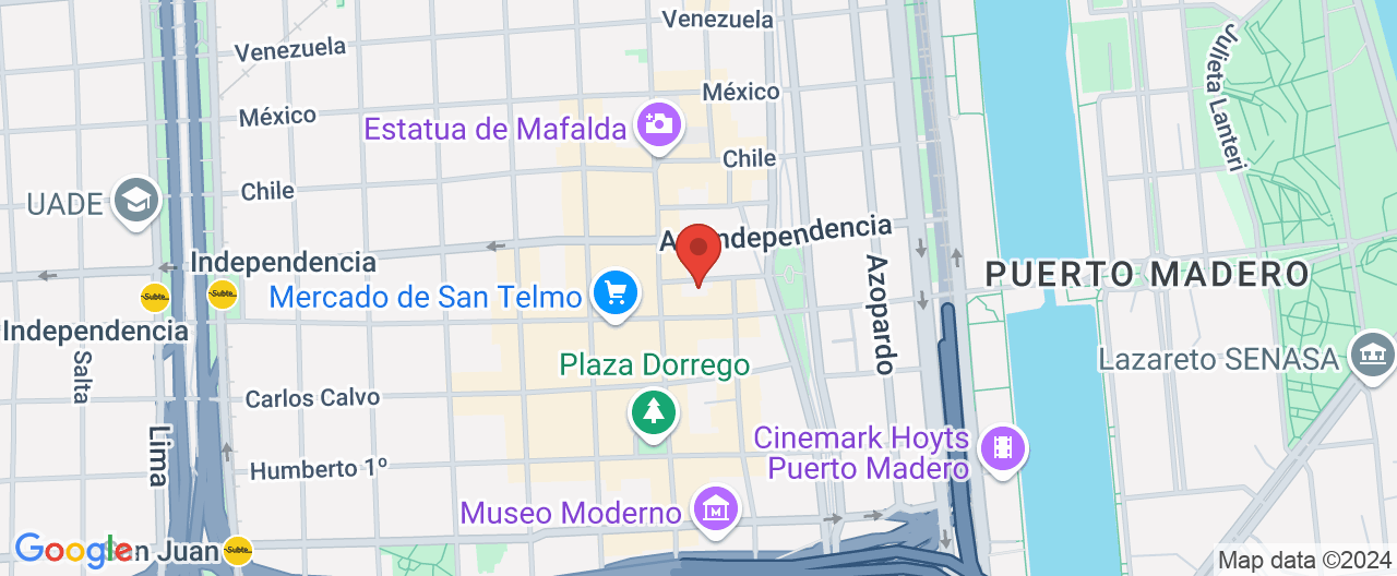 Mapa de la ubicación