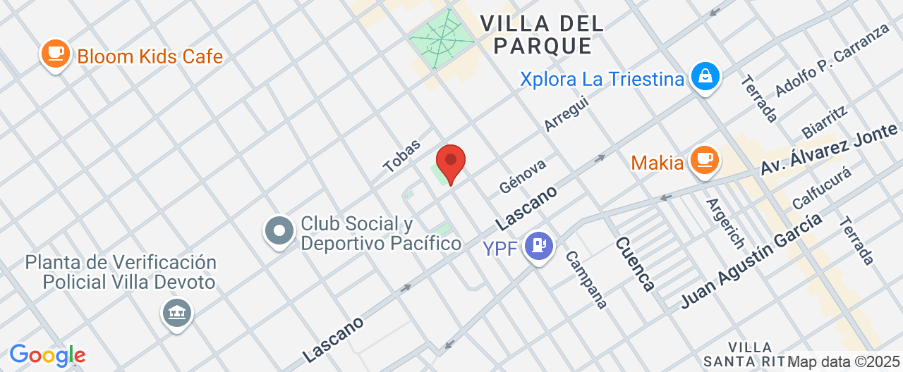 Mapa de la ubicación