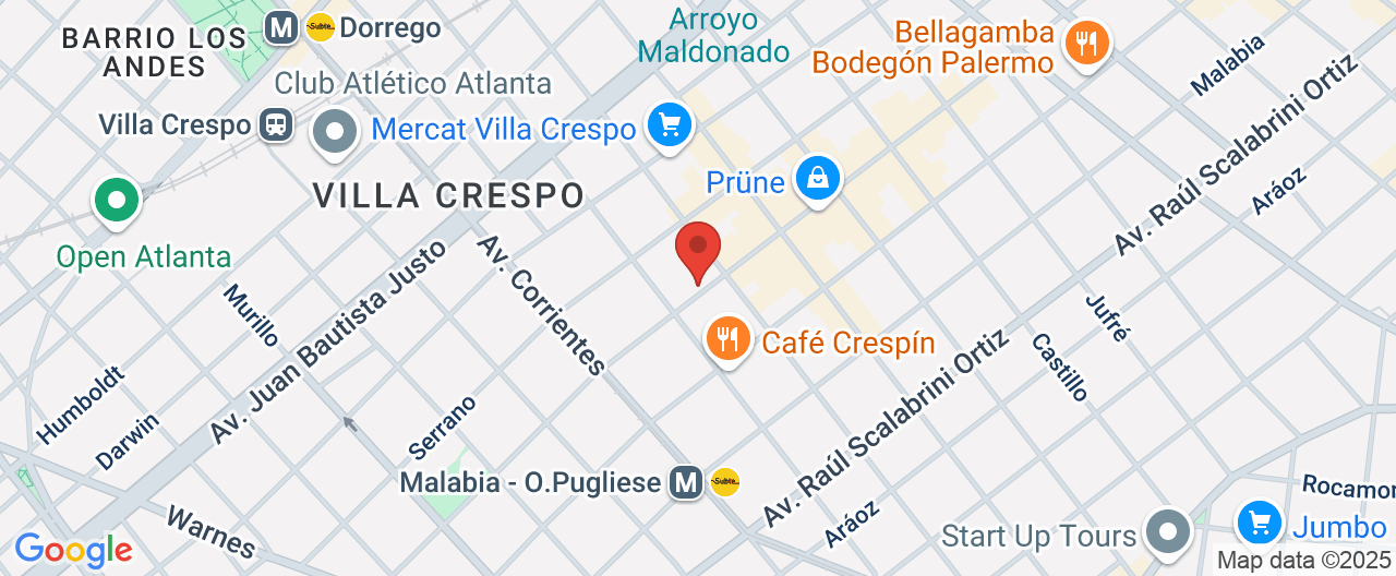 Mapa de la ubicación