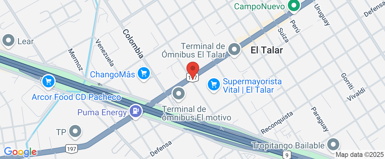 Mapa de la ubicación