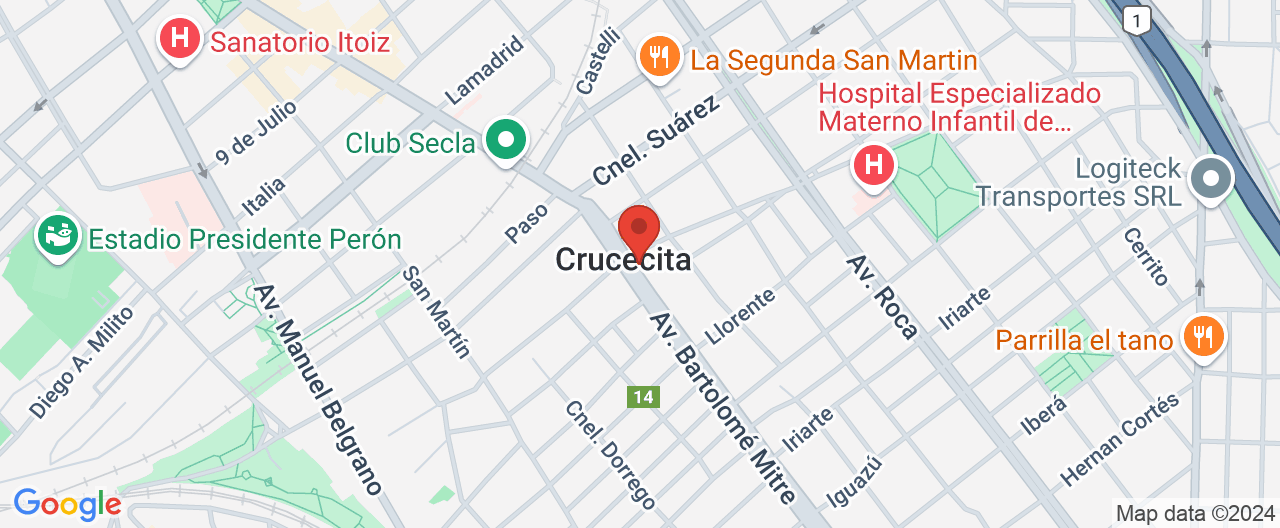 Mapa de la ubicación